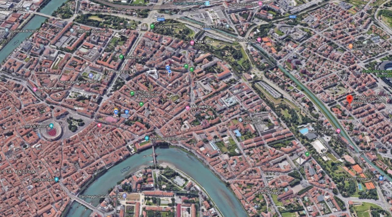 Casa Musica Sol Appartement Verona Buitenkant foto